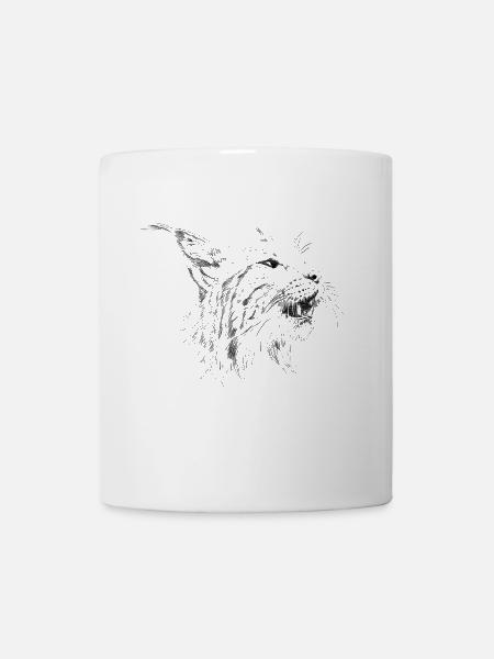 Luchs - Tasse - Weiß