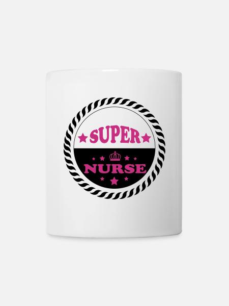 Super nurse - Tasse - Weiß
