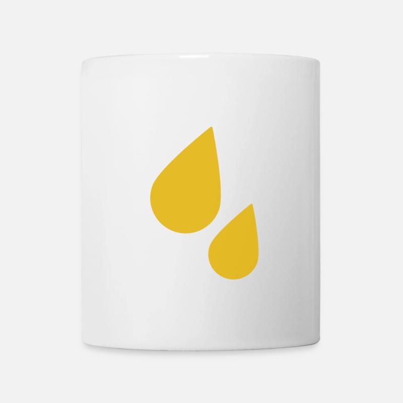 tropfen - Tasse - Weiß