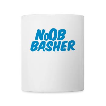 Noob Basher - Tasse - Weiß - Vorne