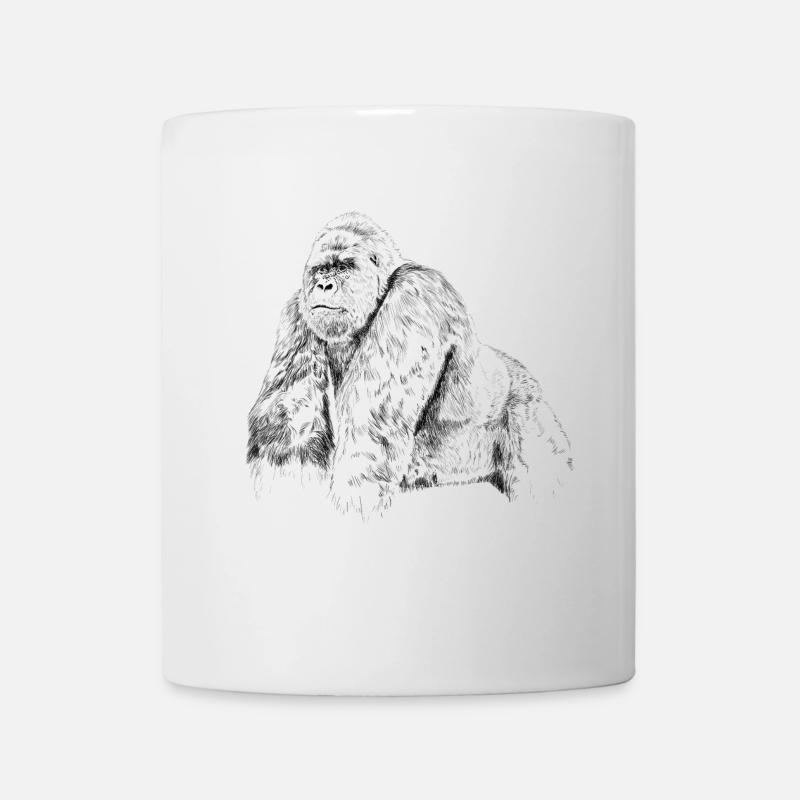 Gorilla - Tasse - Weiß