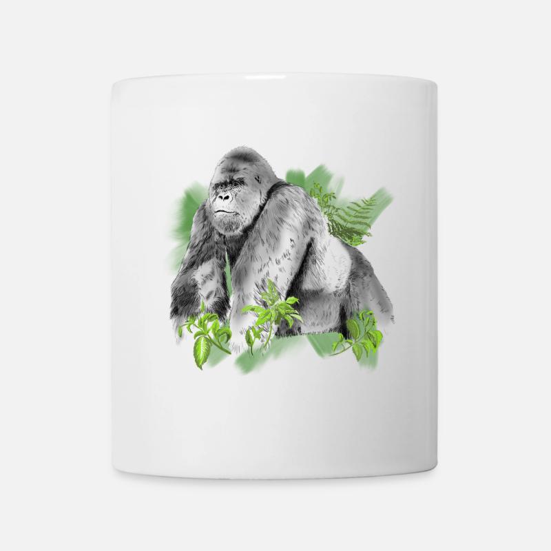Gorilla - Tasse - Weiß