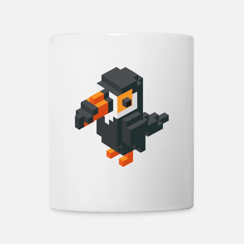 Chemise design oiseau - Mug blanc - blanc