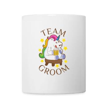 Team Groom Unicorn Partner Look Bachelor Fun - Mug - white - Front