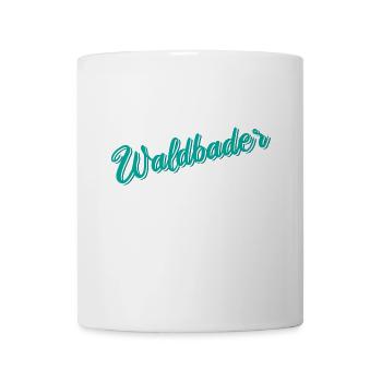 Waldbader Wald Waldbaden Bäume Natur Geschenk - Tasse - Weiß - Vorne