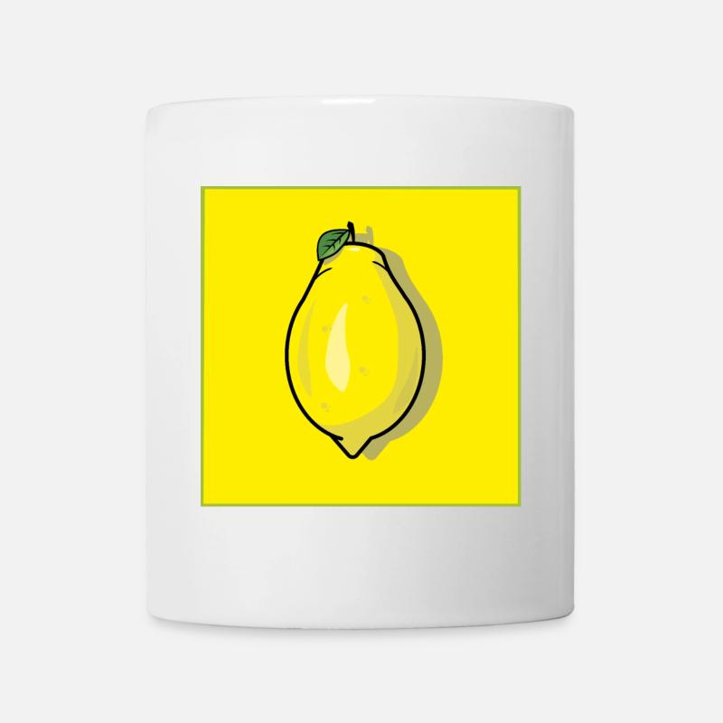 Zitrone Zitrone - Tasse - Weiß