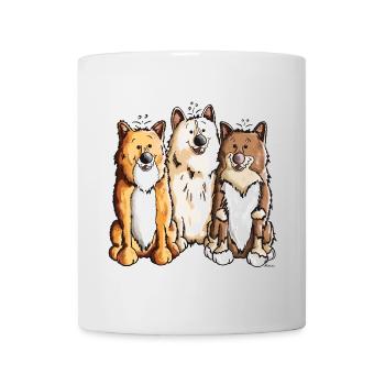 Das Islandhund Team - Tasse - Weiß - Vorne