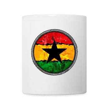 Rasta avec l’étoile - Mug blanc - blanc - Devant