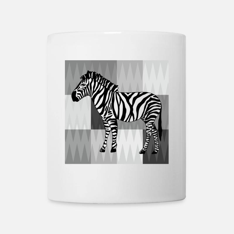 Zebra - Tasse - Weiß