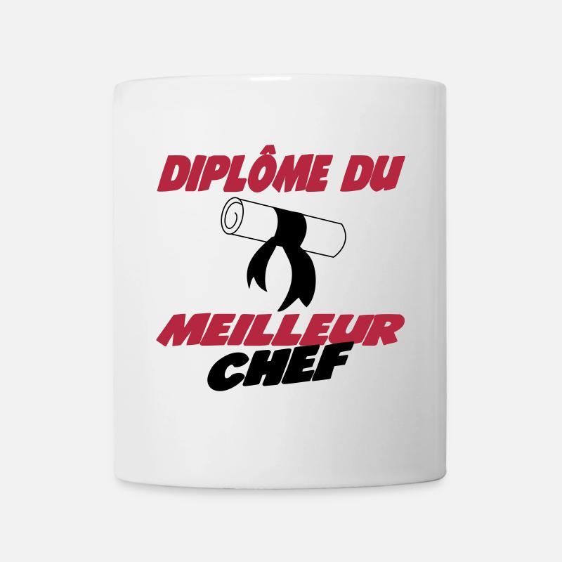 Diplôme du meilleur chef 222 - Mug - white