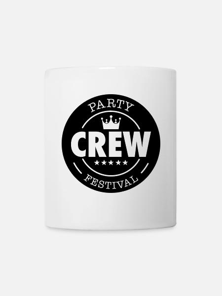 festival crew - Tasse - Weiß