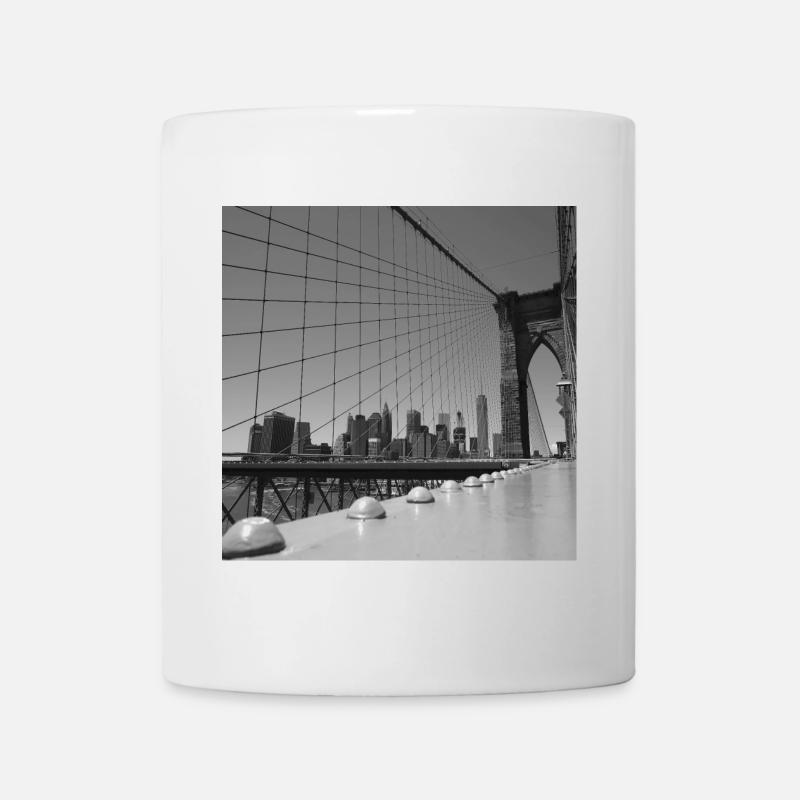 Pont de Brooklyn - Mug blanc - blanc
