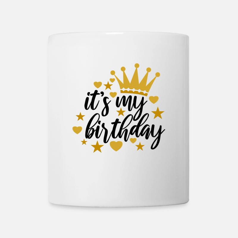Joyeux anniversaire en disant des dictons - Mug blanc - blanc