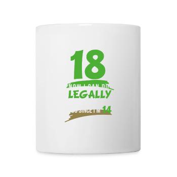 18th Birthday Eighteen years of age Springtime - Mug - white - Front