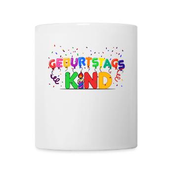 Geburtstagskind Kindergeburtstag Geburtstag Party - Tasse - Weiß - Vorne