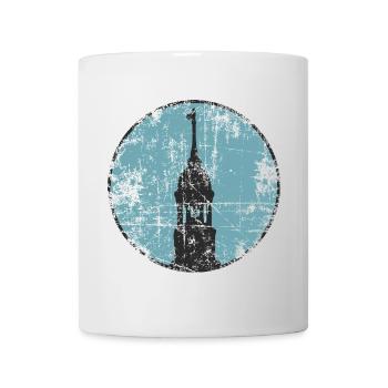 Hamburg Michel (Vintage/Hellblau) - Tasse - Weiß - Vorne