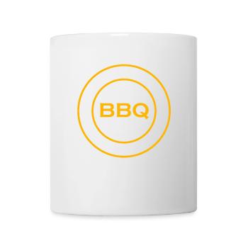 BBQ Barbecue Grill grillen Grillmeister Schwenker - Tasse - Weiß - Vorne