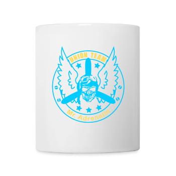 ut mr adrenaline yellow blue - Mug - white - Front