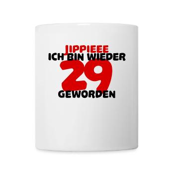Twenty-nine 29th Birthday Congratulations - Mug - white - Front