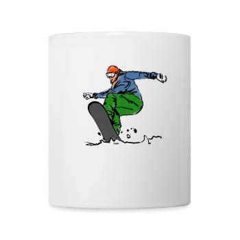 snowboarder - Mug - white - Front