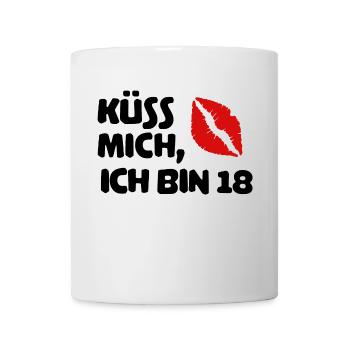 18th birthday Eighteen birthday saying saying - Mug - white - Front