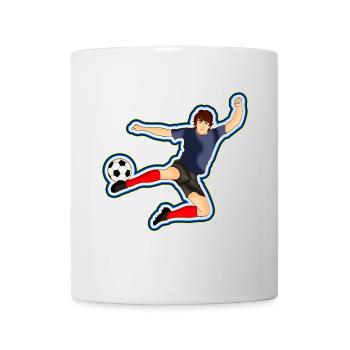 Fussballspieler - Tasse - Weiß - Vorne