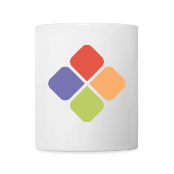kleeblatt symbol colors shamrock Farben Geschenk - Tasse - Weiß - Vorne