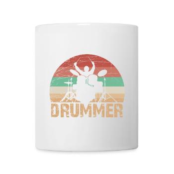 DRUMMER - Tasse - Weiß - Vorne