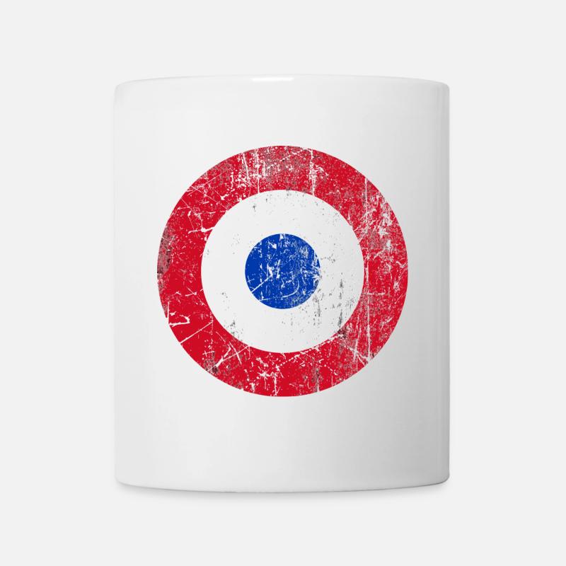 Cocarde des forces aériennes du Paraguay Fliegerabzeichen - Mug blanc - blanc