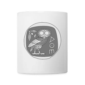 Owl of Athena [Coin] - Mug - white - Front