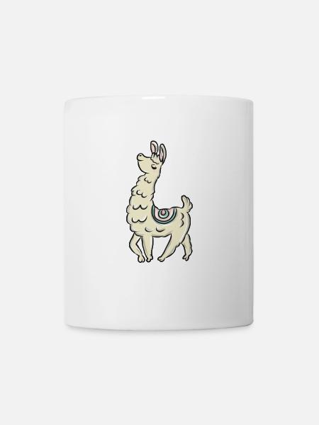 Llama alpaca - Mug - white