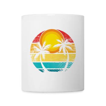 Été - Soleil - Soleil - Mug blanc - blanc - Devant