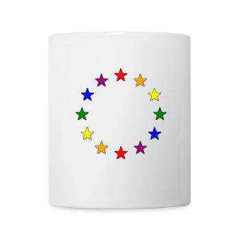 Europe Rainbow Flag - Mug - white - Front
