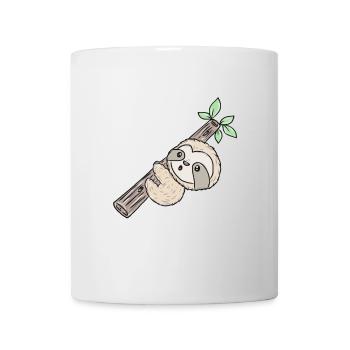 Sloth on a branch - Mug - white - Front