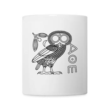 Owl of Athena [White + All] - Mug - white - Front