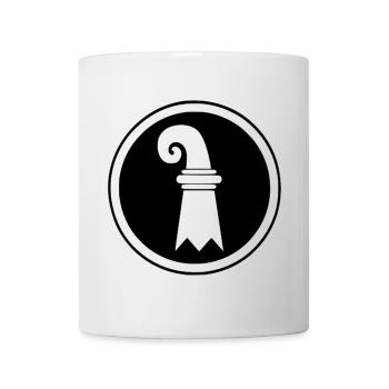 Basel flag in circle - Mug - white - Front