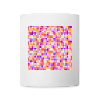 bunte boutons boutons de couleur épingles de couleur - Mug blanc - blanc - Devant