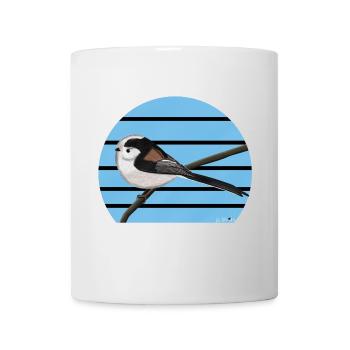 jz.birds long-tailed bird design - Mug - white - Front