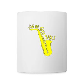 J'AI UN GROS SAX ! - Mug blanc - blanc - Devant