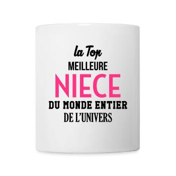 Neveu / Nièce / Famille / Oncle / Tante / Niece - Mug blanc - blanc - Devant