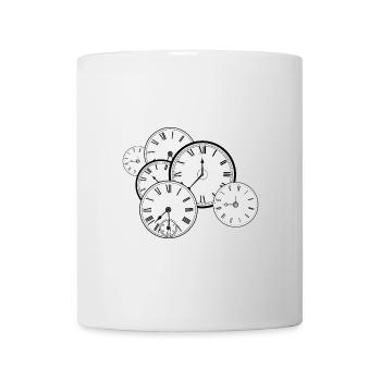 Wall clock retro - Mug - white - Front