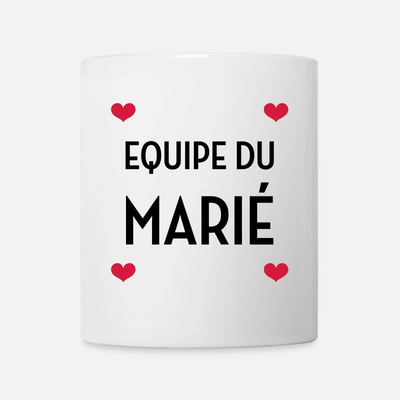 Equipe du Marié / Mariage / EVJF / EVG / Amour - Mug blanc - blanc
