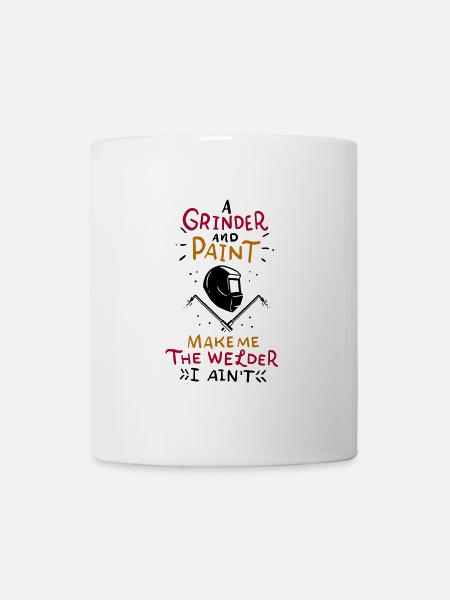 Schweißer Welder Spruch Beruf Arbeit MAG Geschenk - Tasse - Weiß
