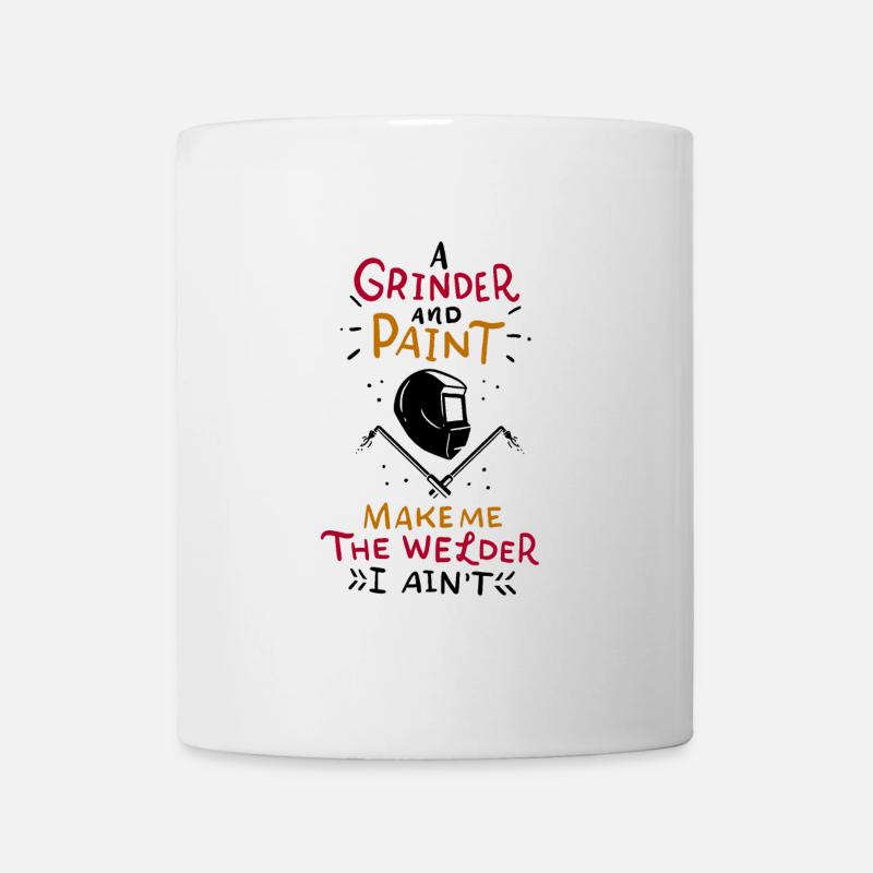 Schweißer Welder Spruch Beruf Arbeit MAG Geschenk - Tasse - Weiß