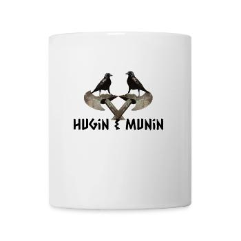Odin's Raben - Hugin und Munin - Tasse - Weiß - Vorne