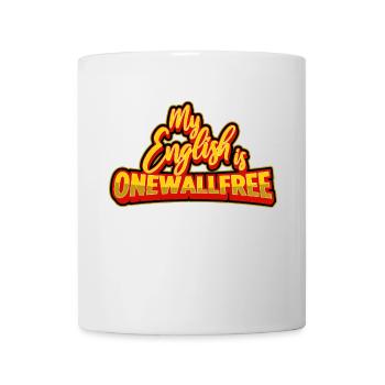 Denglish Onewallfree Funny Sayings Funny humor - Mug - white - Front