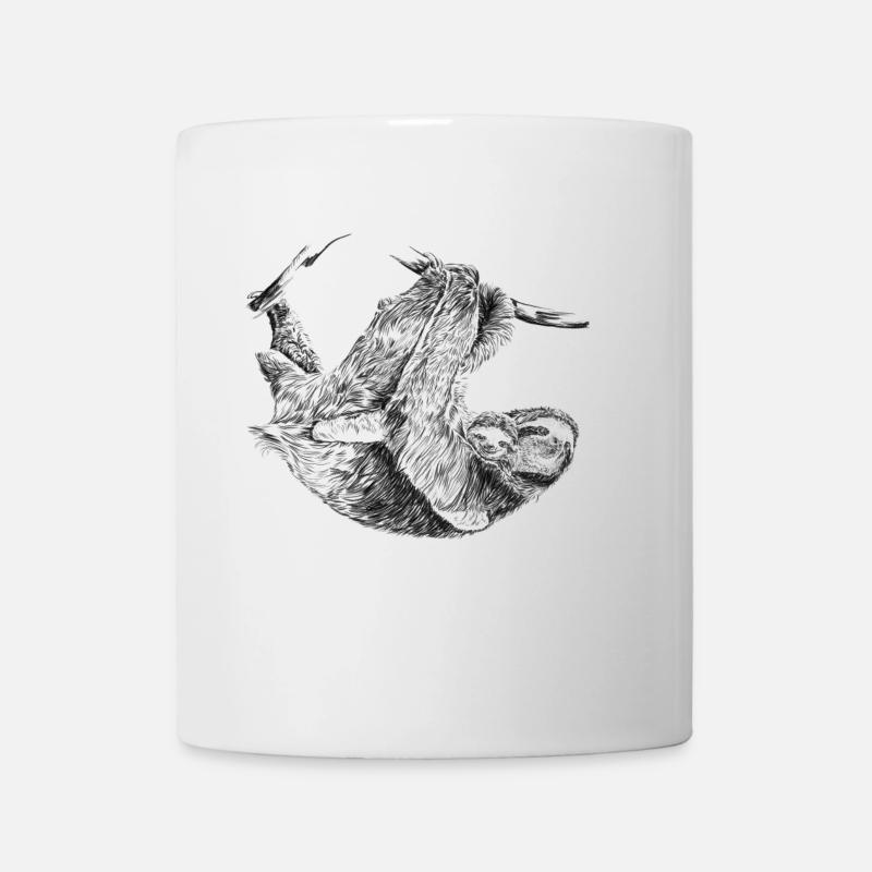 Faultier - Tasse - Weiß
