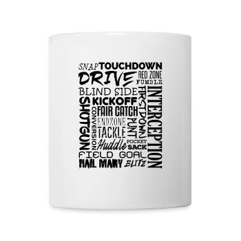 Déclarations de football américain Motivation Cool - Mug blanc - blanc - Devant