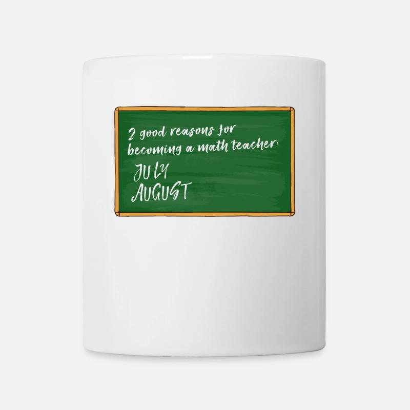 Urlaub Lehrer Schullehrer Professor Lustig Sprüche - Tasse - Weiß