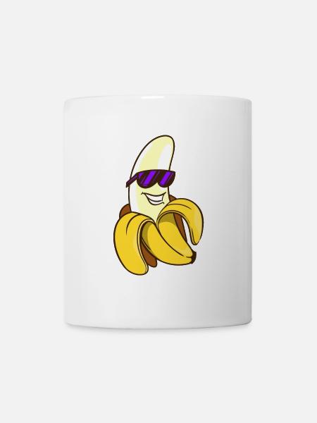 Cool Banana Fruit Fruit Cute Cartoon Funny Funny - Mug - white